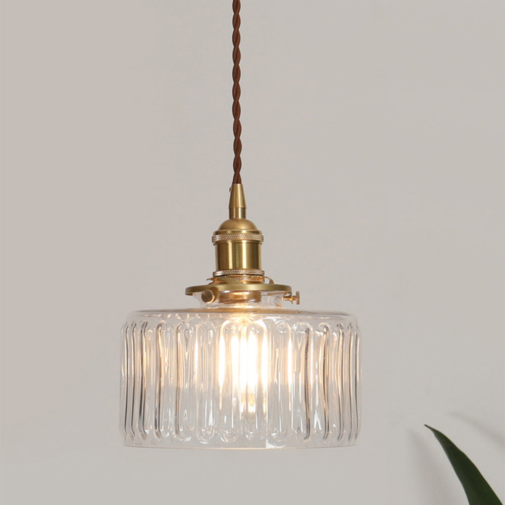 Gammel Krystal Hængende Lampe