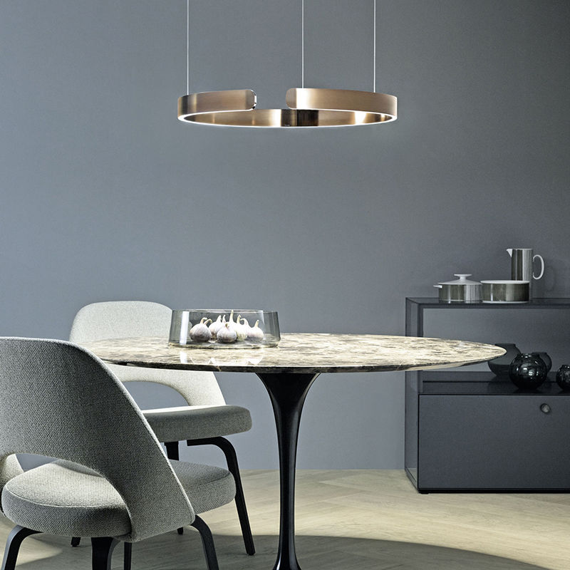 Cirkulær LED-pendel i moderne design