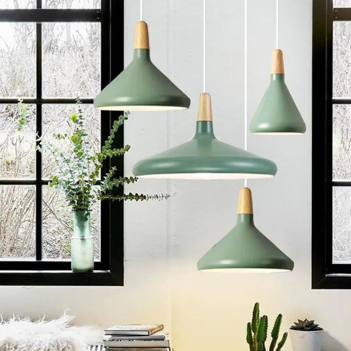 Metal Fransk Macaron Kegleformet Pendel