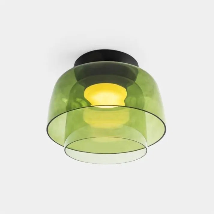 Nordisk Design Kreativ Loftlampe i Middelalderlig Glas