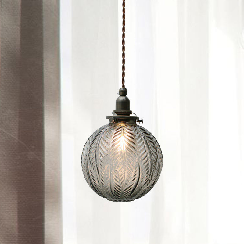 Colonial-Style Global Pendant Lamp