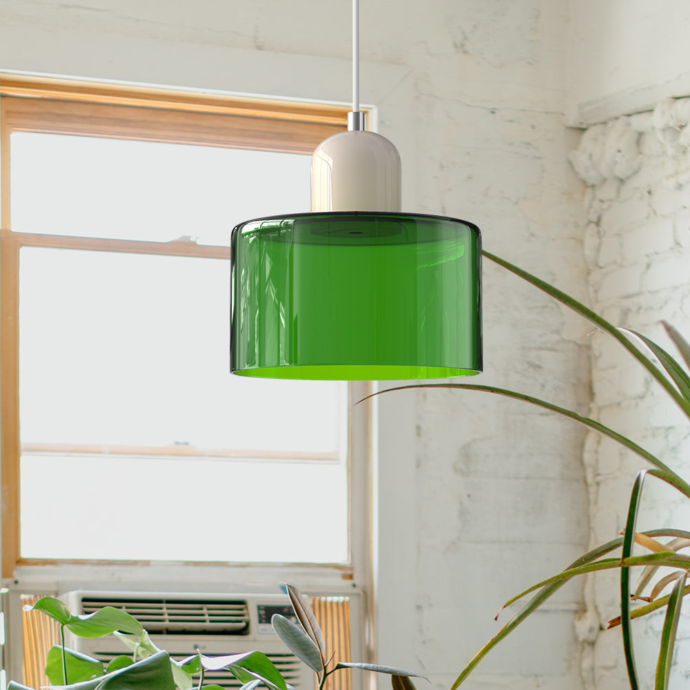 Kreativ Bauhaus-pendel i glas