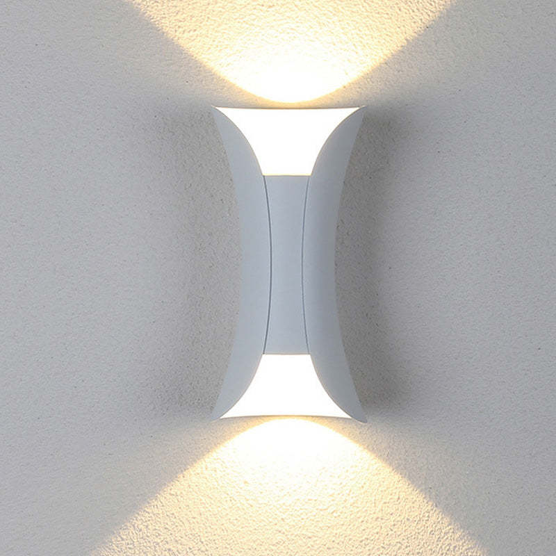 Aluminium LED væglampe til udendørs brug, vandtæt
