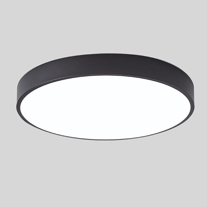 Rund loftslampe i træ, nordisk macaron-stil