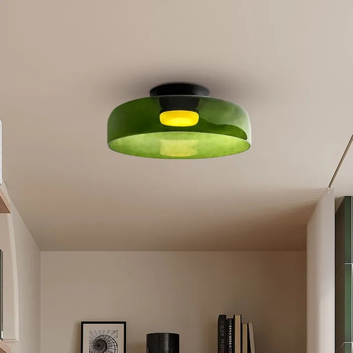 Nordisk Design Kreativ Loftlampe i Middelalderlig Glas