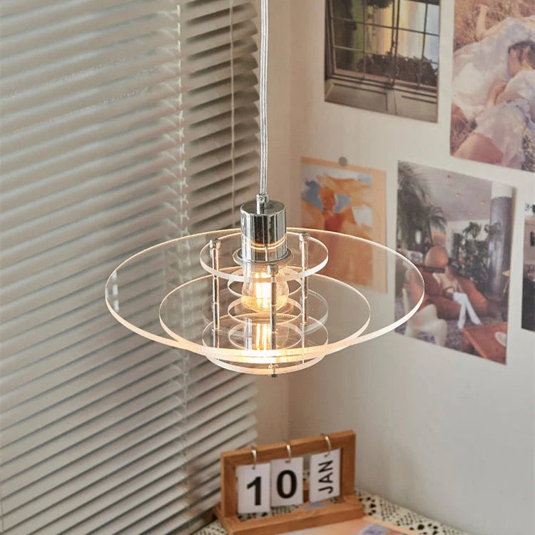 Moderne UFO-formet pendellampe i vintage-stil