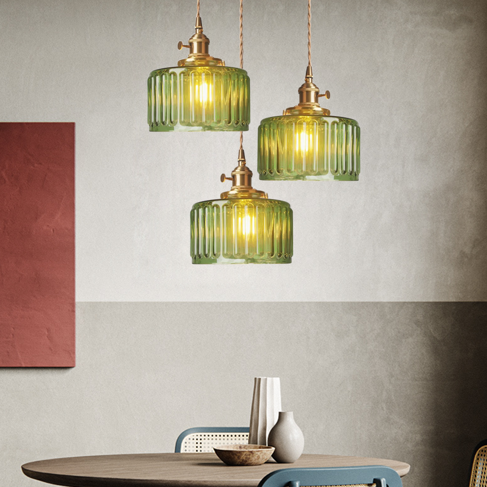 Gammel Krystal Hængende Lampe