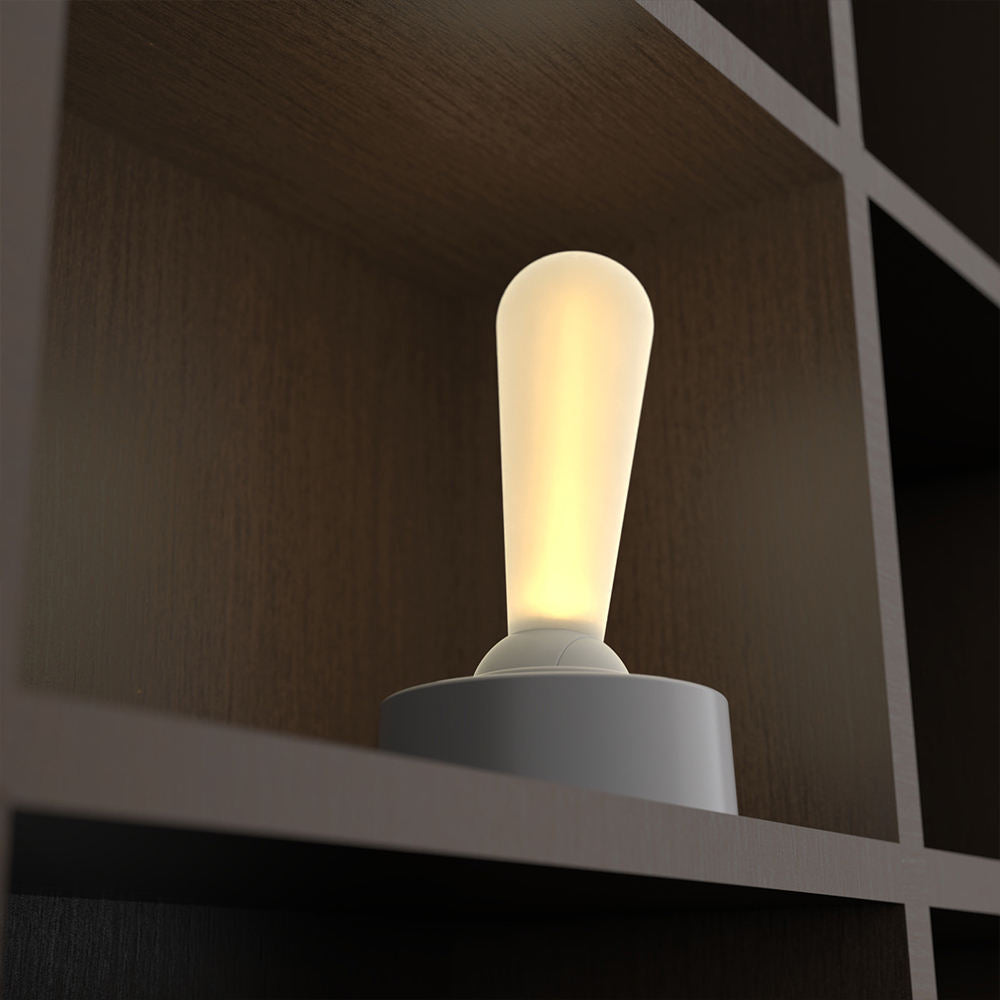 Retro-bordlampe med håndtag