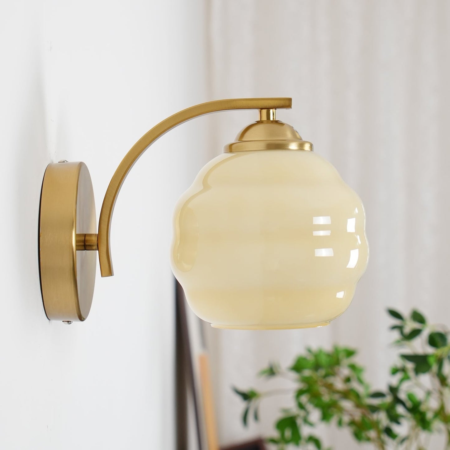 Vintage Art Deco væglampe