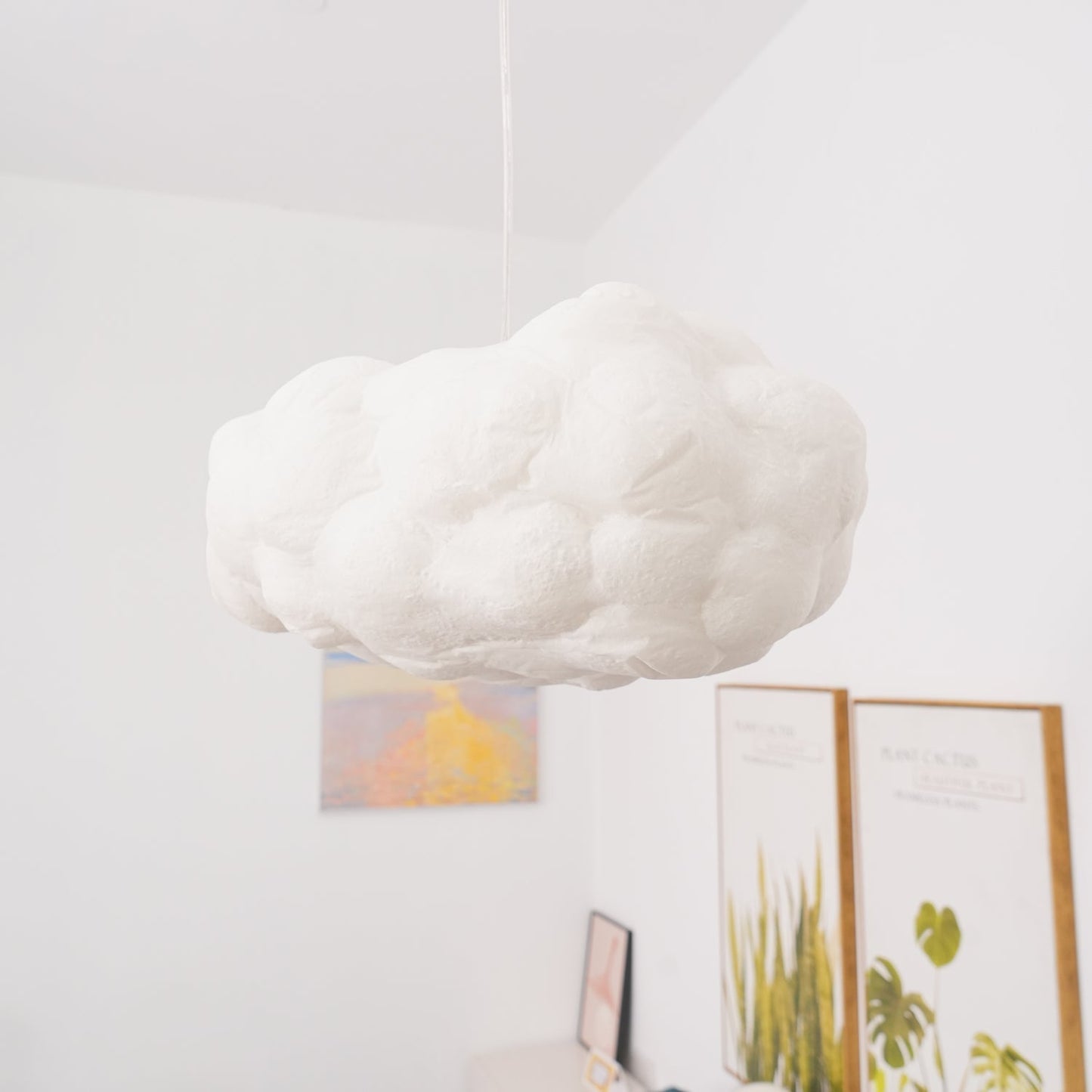 Hængende lampe, Overskyet