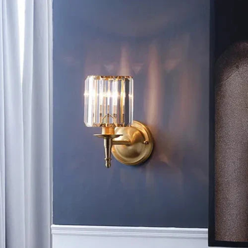 Krystal vintage luksus væglampe
