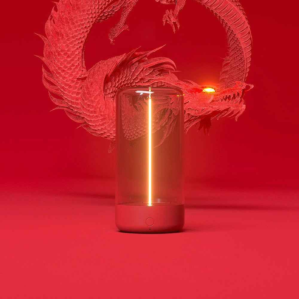 Minimalistisk magnetisk bordlampe