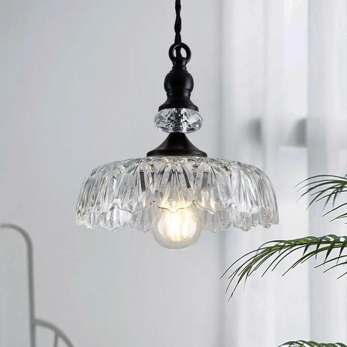 Midcentury Mini Køkkenø Glaspendel