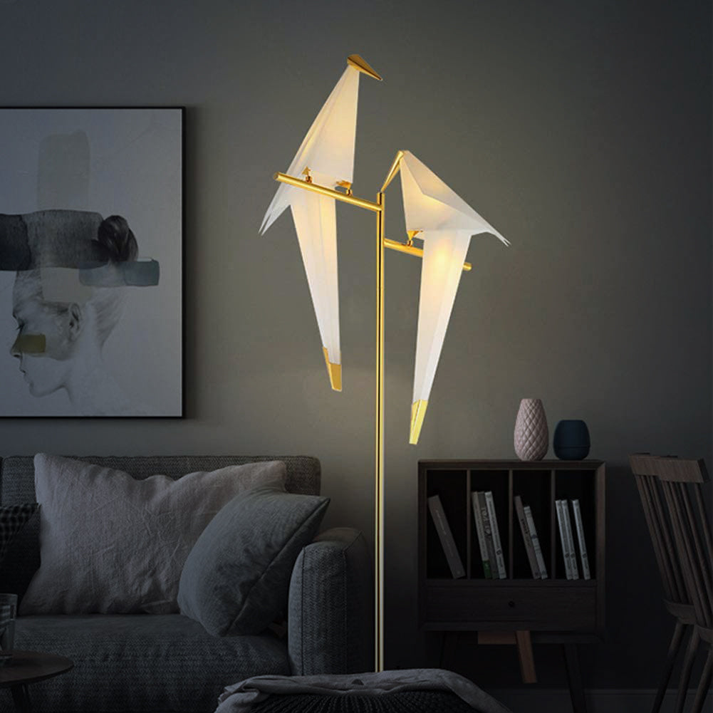 Magnetisk Origami Fuglelampe