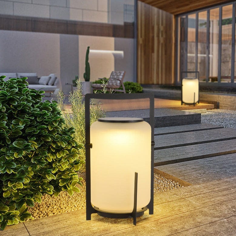 Solcellelampe til terrasse
