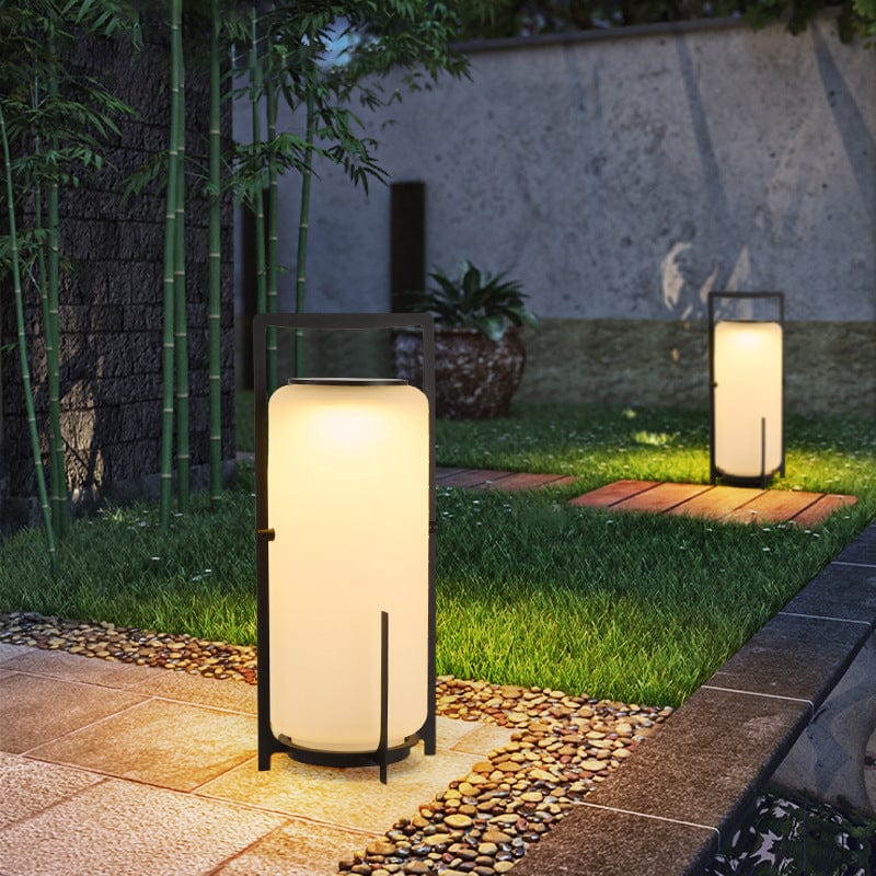 Solcellelampe til terrasse