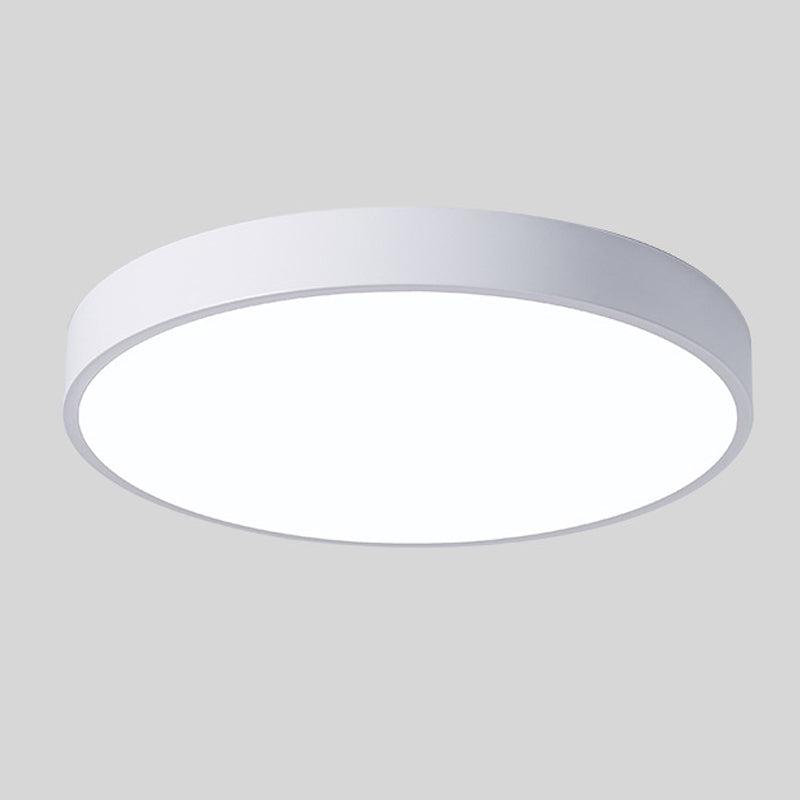 Rund loftslampe i træ, nordisk macaron-stil