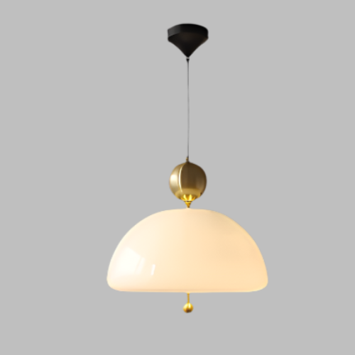 Gammel fransk retro pendellampe
