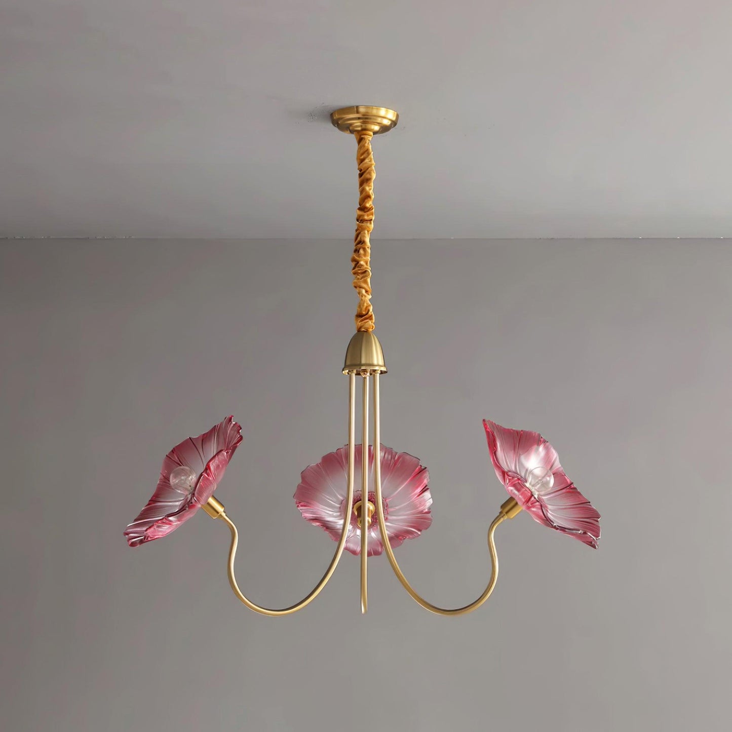 Murano glass blomsterlysestake