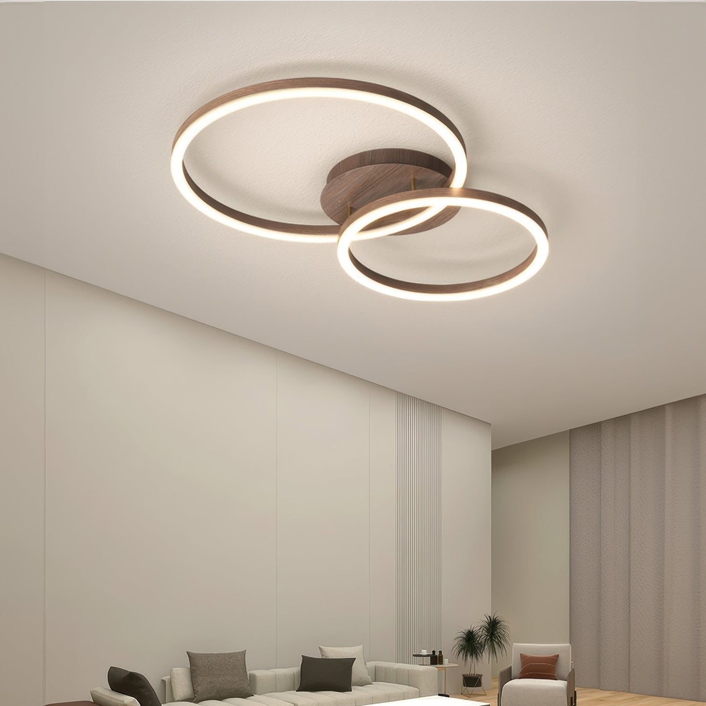 Sophisticated ring pendant light