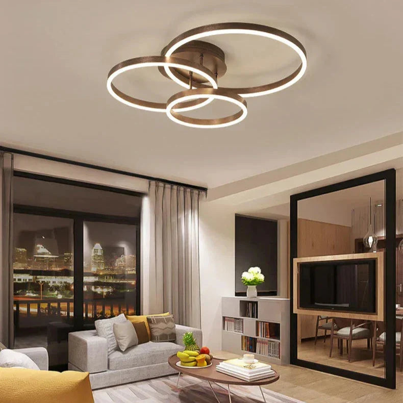 Sophisticated ring pendant light