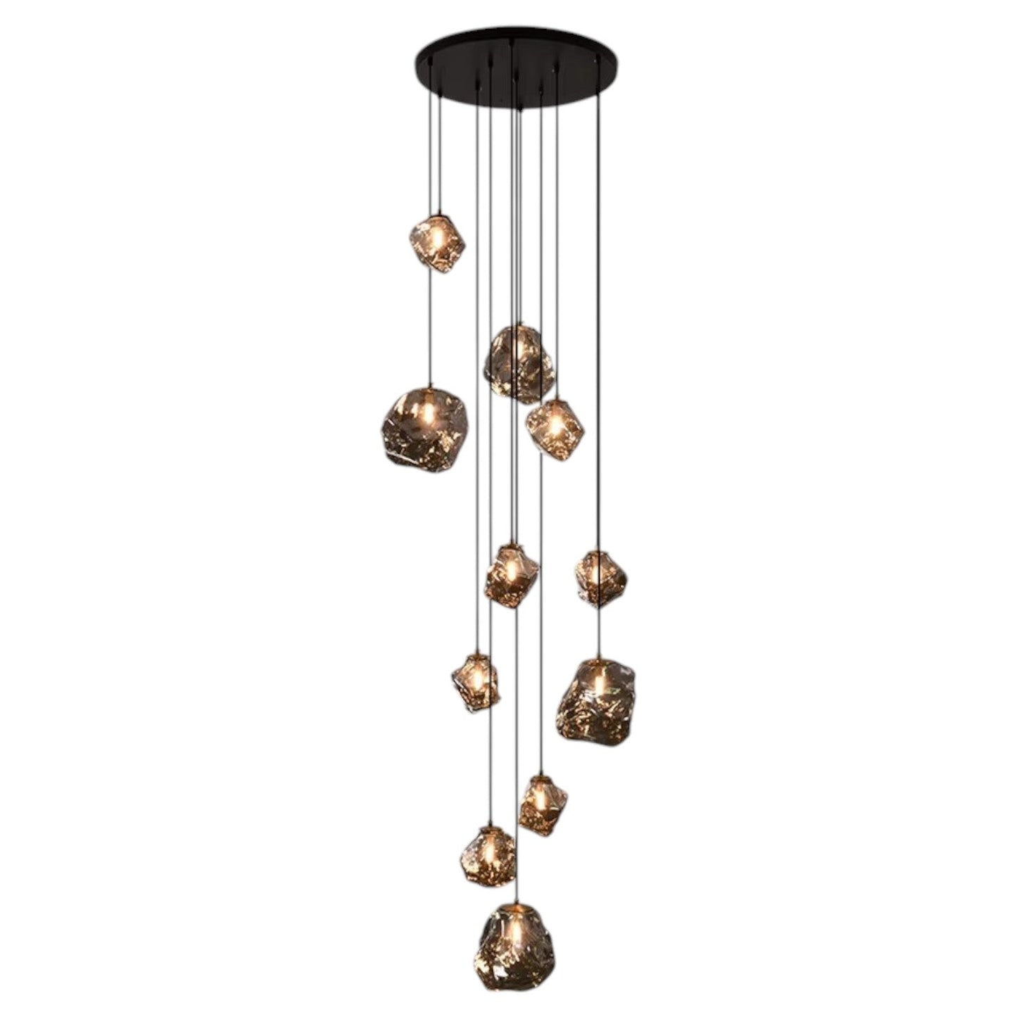 Moderne pendellampe til trapp