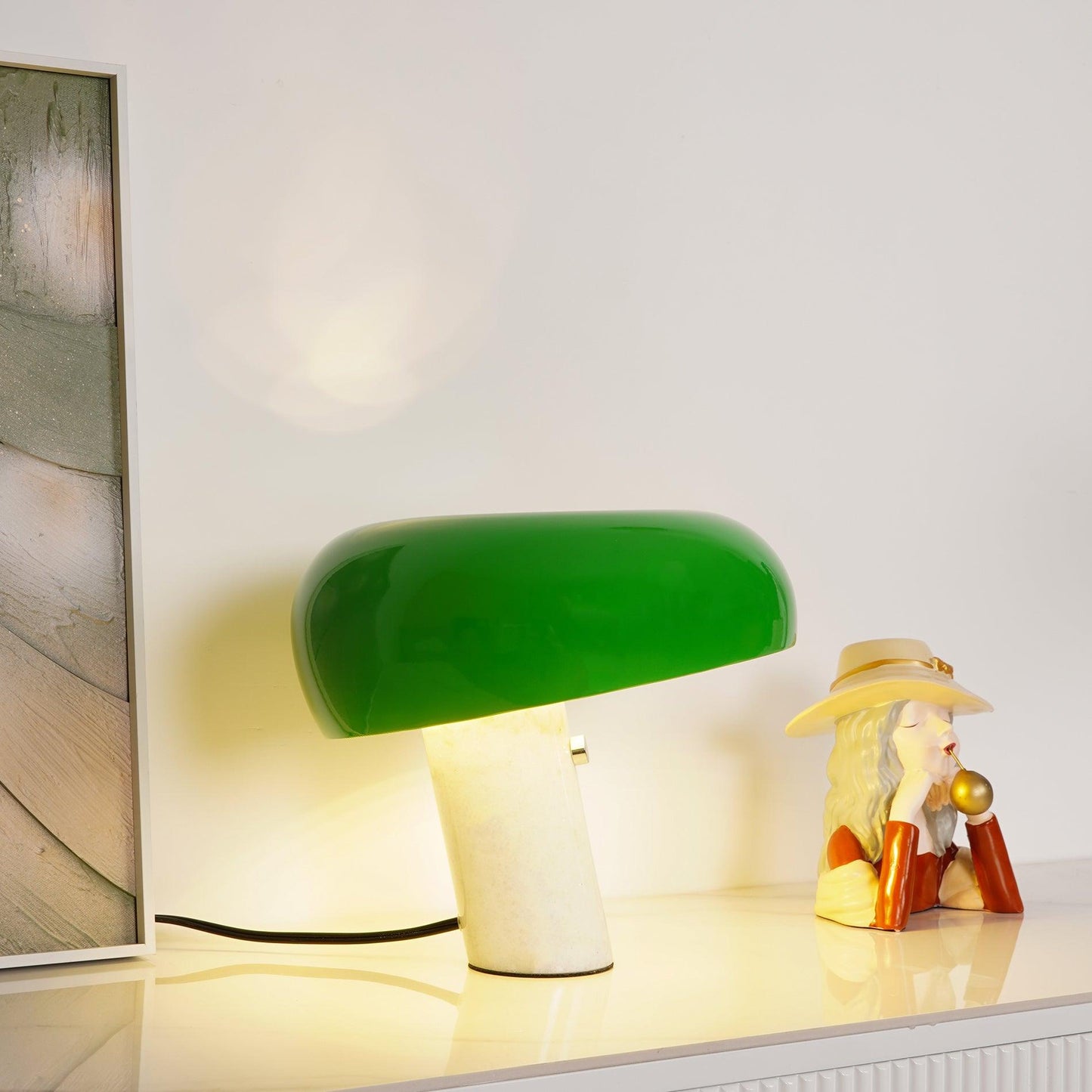 Marmorbordlampe