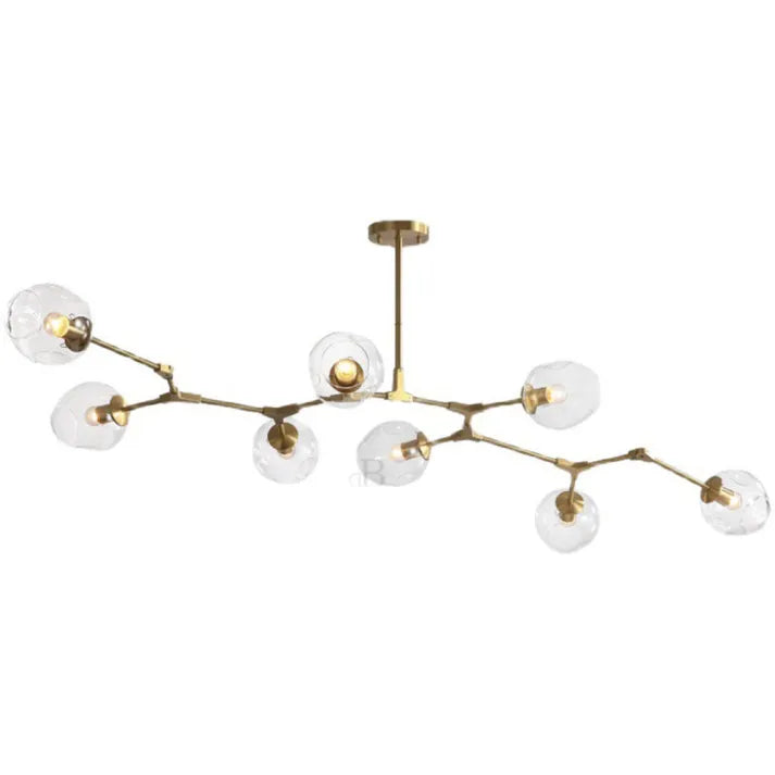 Sputnik Chandelier with Bifurcating Bubble Glass