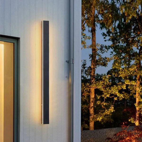 Moderne LED væglamper med kantdesign