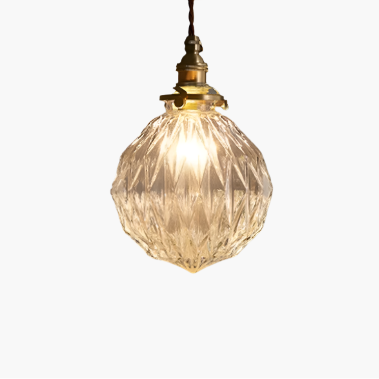 Krystalglas pendellampe