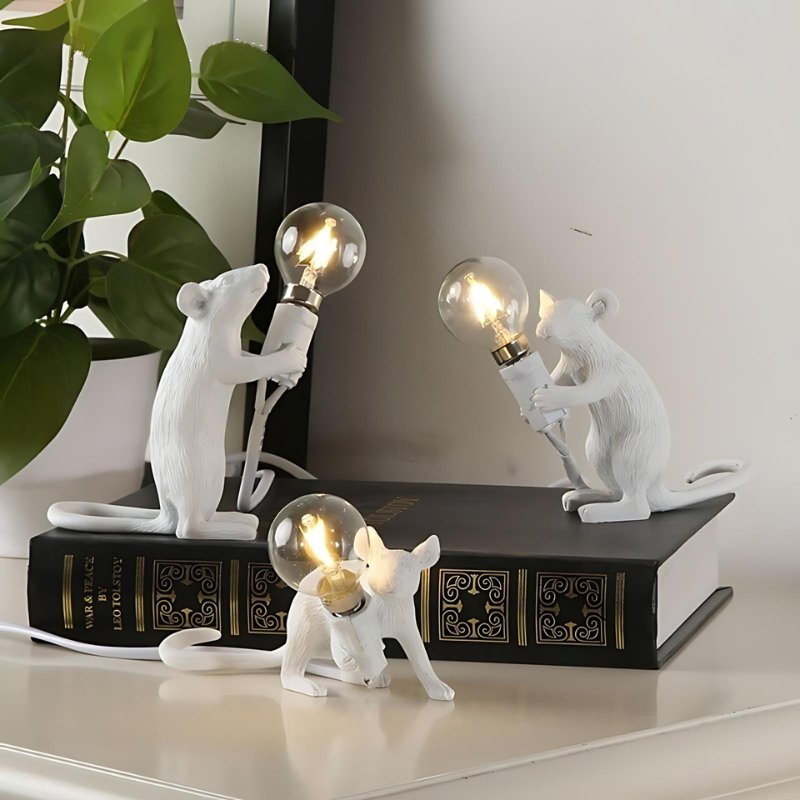 Bordlampe i Mus-design