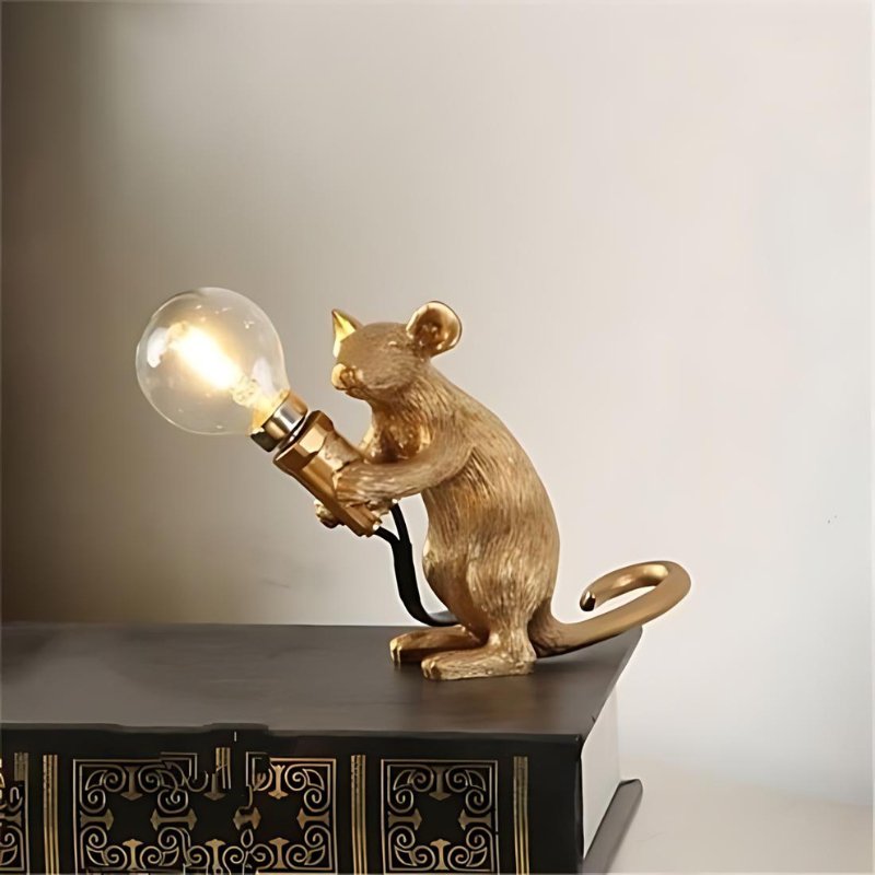 Bordlampe i Mus-design