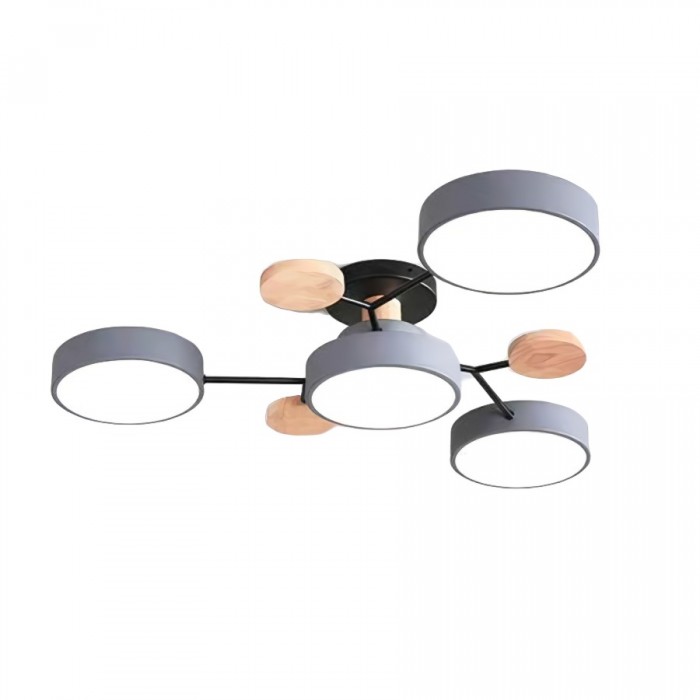 Nordisk LED-taklampe med forgrenet design