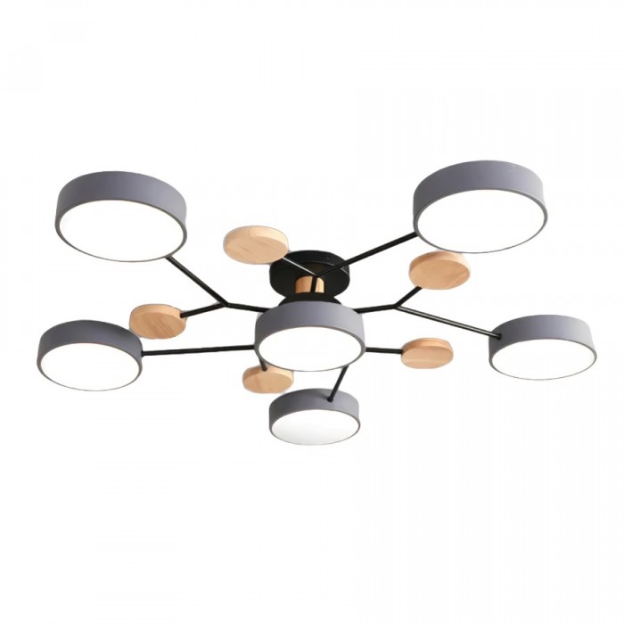 Nordisk LED-taklampe med forgrenet design