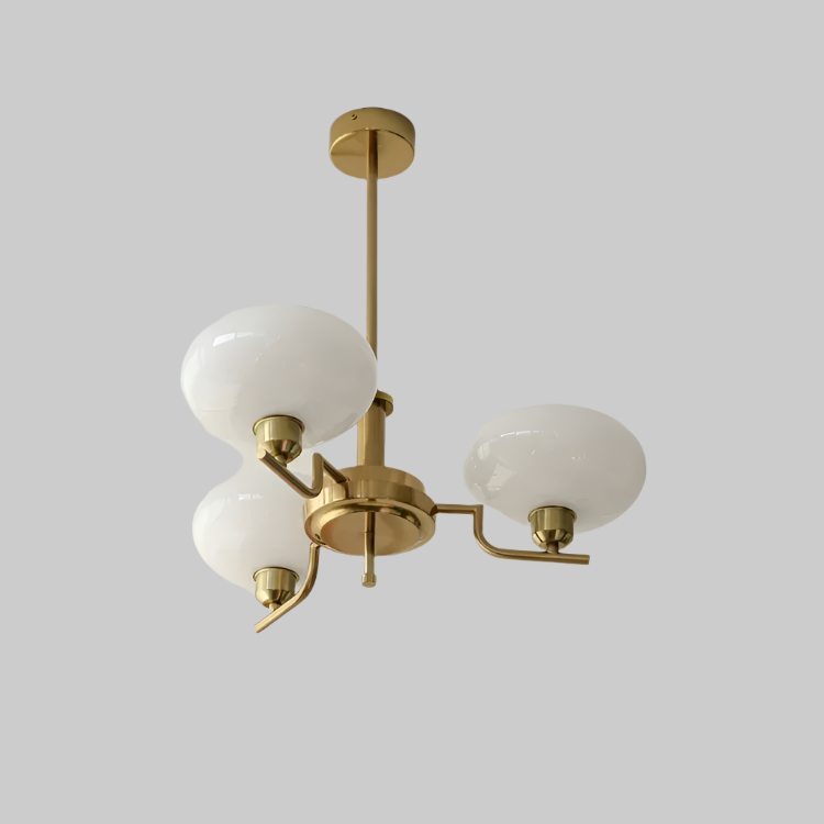 Bauhaus-inspirert taklampe i middelalderstil