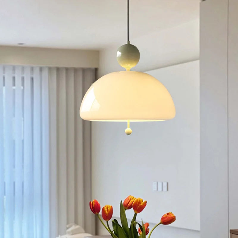 Gammel fransk retro pendellampe