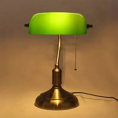 Europæisk glasbordlampe