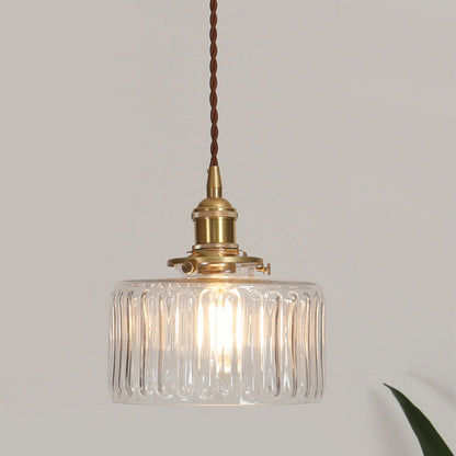 Gammel Krystal Hængende Lampe