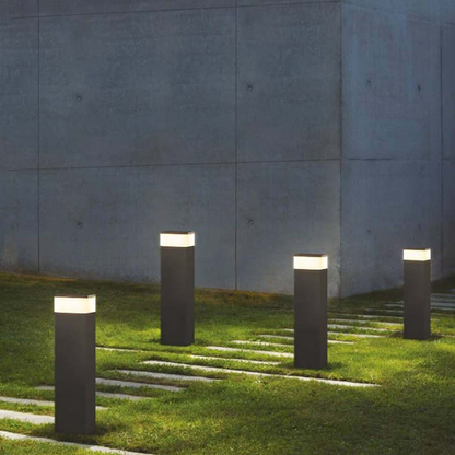 Orr Industrie Design LED rektangulær udendørslampe i metal
