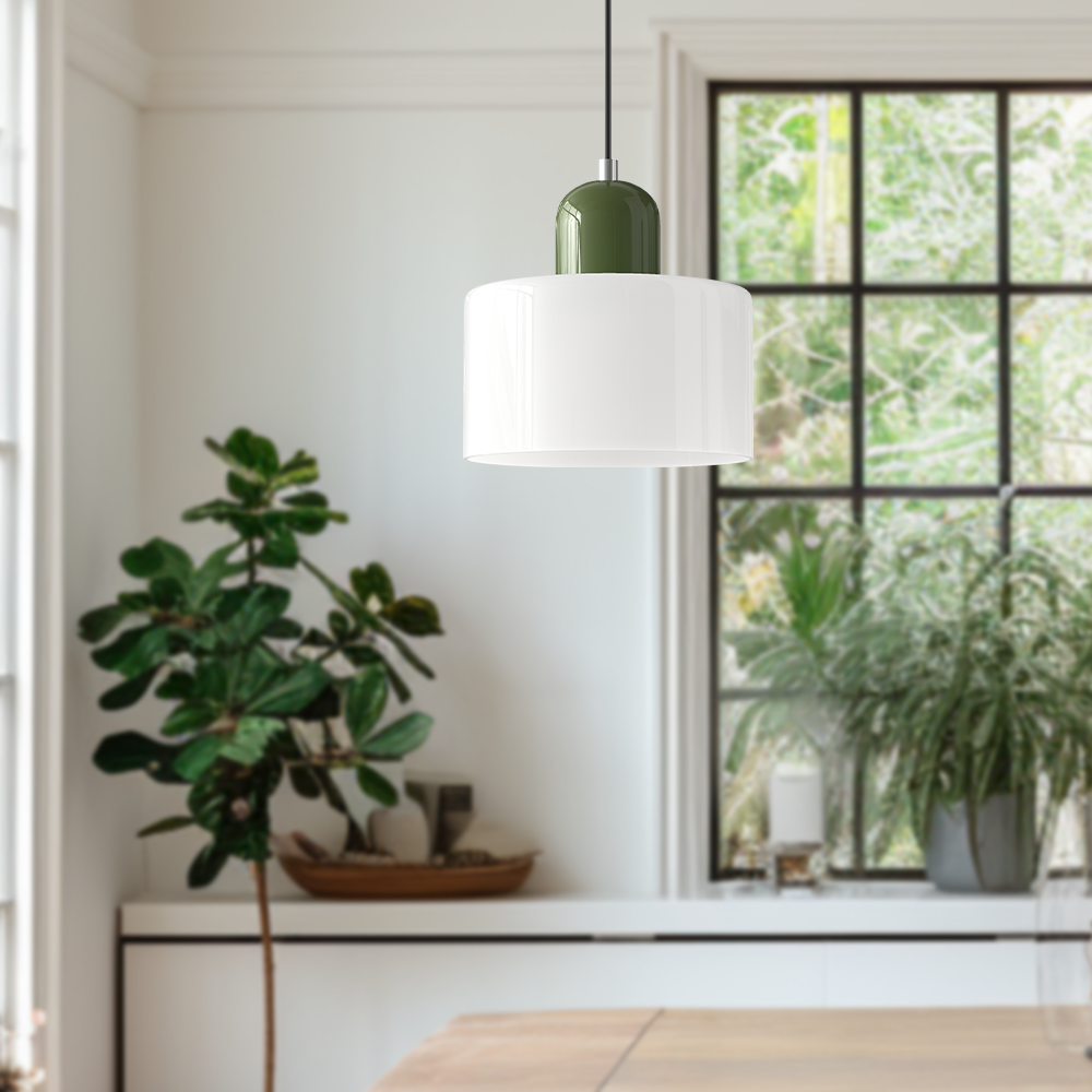 Kreativ Bauhaus-pendel i glas