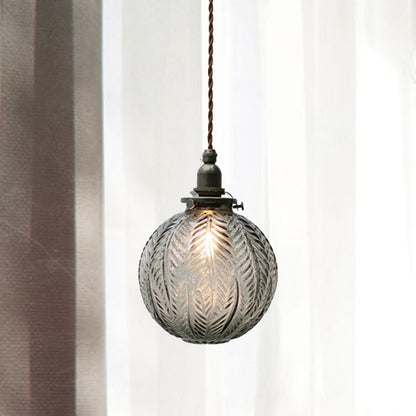 Colonial-Style Global Pendant Lamp