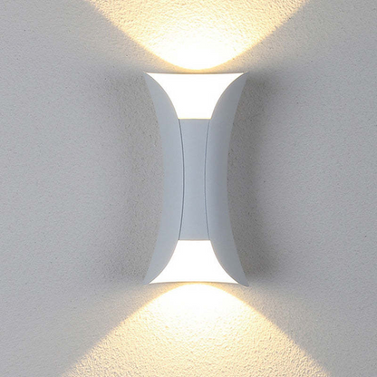 Aluminium LED væglampe til udendørs brug, vandtæt