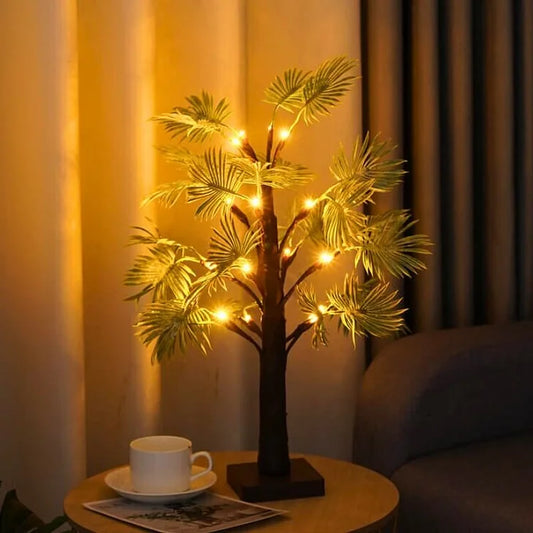 Palmeblad LED julelys
 - lichtdekor.com