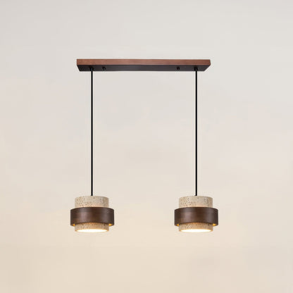 Wabi-Sabi Ascend Retro Stone Pendant