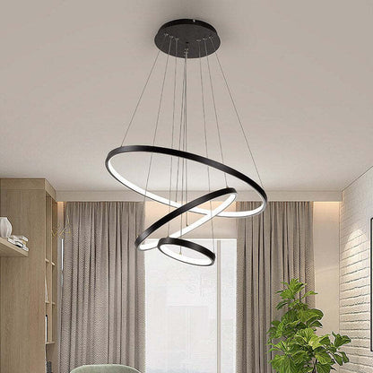 Yumanira: Moderne loftlampe med tre ringer
