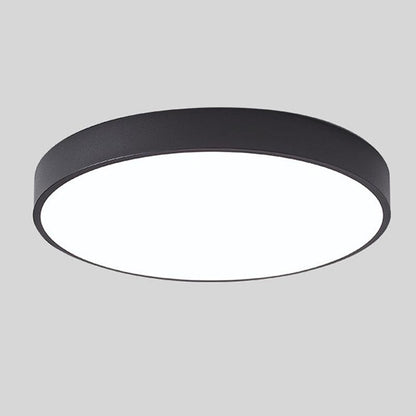 Rund loftslampe i træ, nordisk macaron-stil