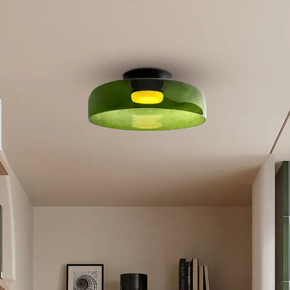 Nordisk Design Kreativ Loftlampe i Middelalderlig Glas