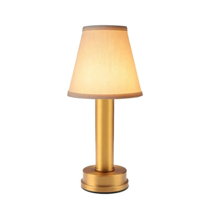Trådløs LED Bordlampe i Silke og Metal