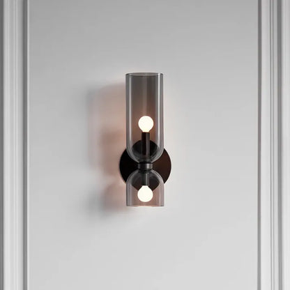 Dobbelt glas LED væglampe