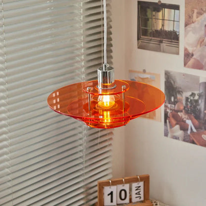 Moderne UFO-formet pendellampe i vintage-stil